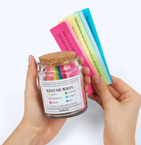 Handmade 90 Day Bible Verses Jar (Free Christian Gift Box)