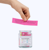Handmade 90 Day Bible Verses Jar (Free Christian Gift Box)